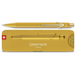 Coffret-caran-dache-849-crayon-mecanique-or-face