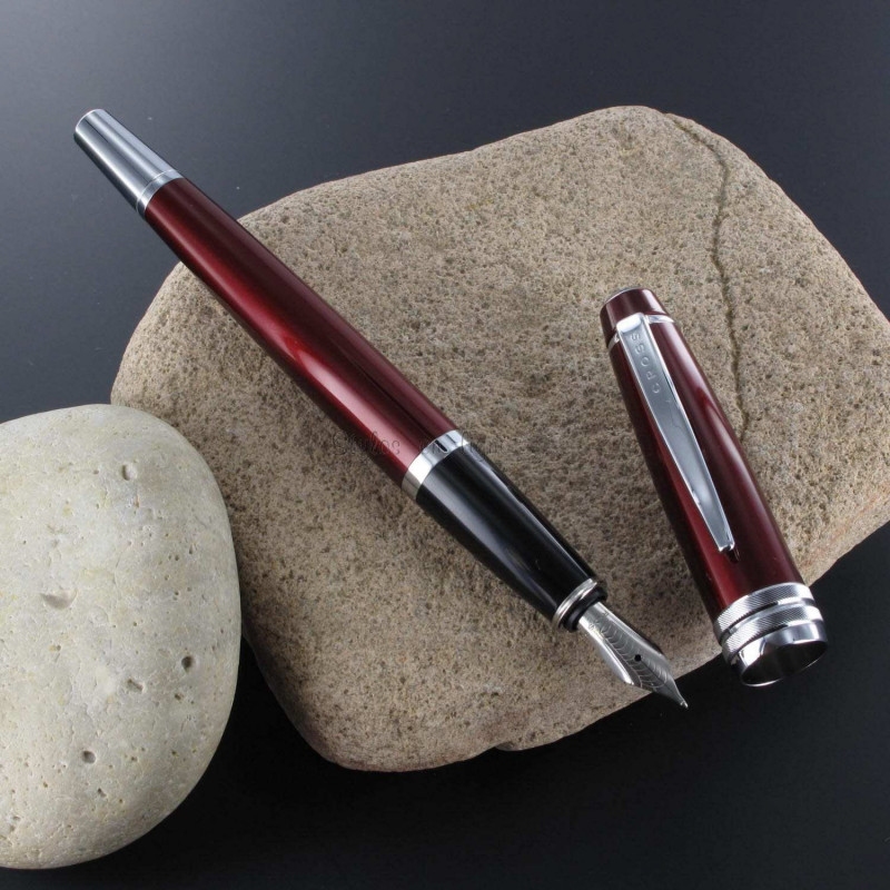 Stylo Plume Cross® Bailey Bordeaux Laqué (Plume moyenne)