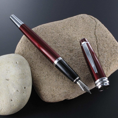 Stylo Plume Cross® Bailey Bordeaux Laqué (Plume moyenne)