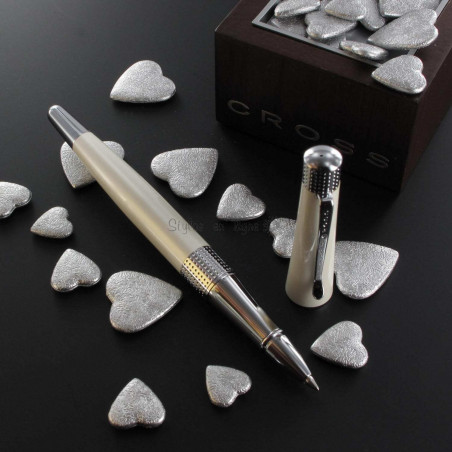 Stylo Roller Cross® Beverly Beige Nacré (convertible en bille)