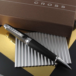 Stylo Roller Cross® C-Series Noir Soft Touch (convertible en bille)