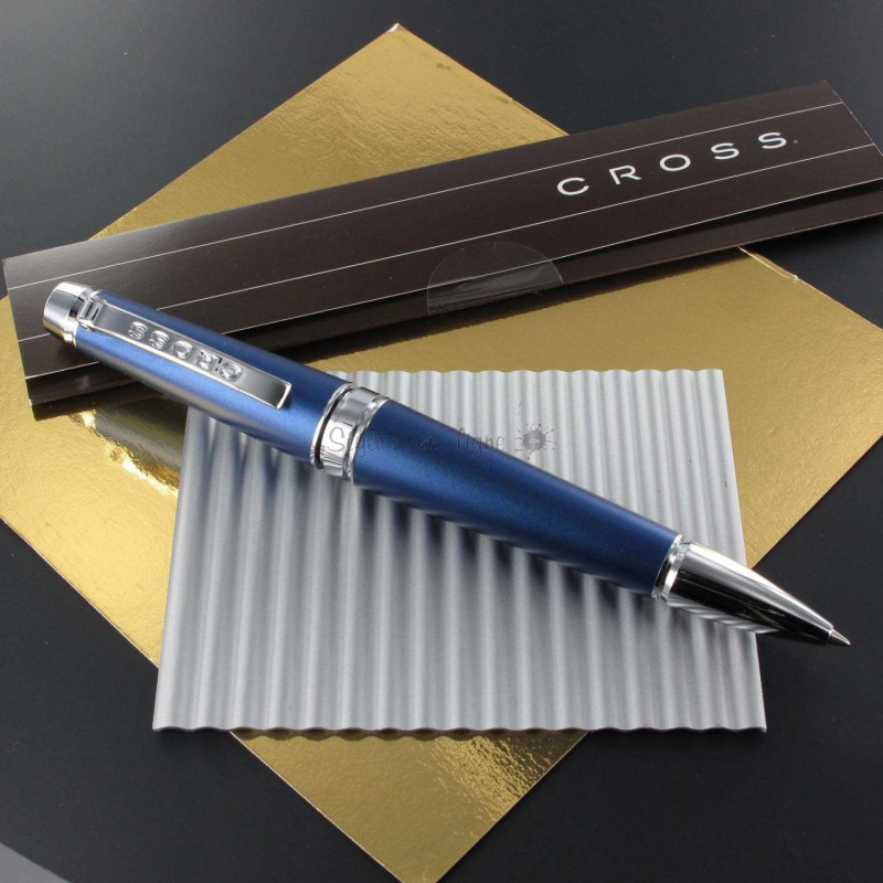 Stylo Roller Cross® C-Series Bleu Soft Touch (convertible en bille)